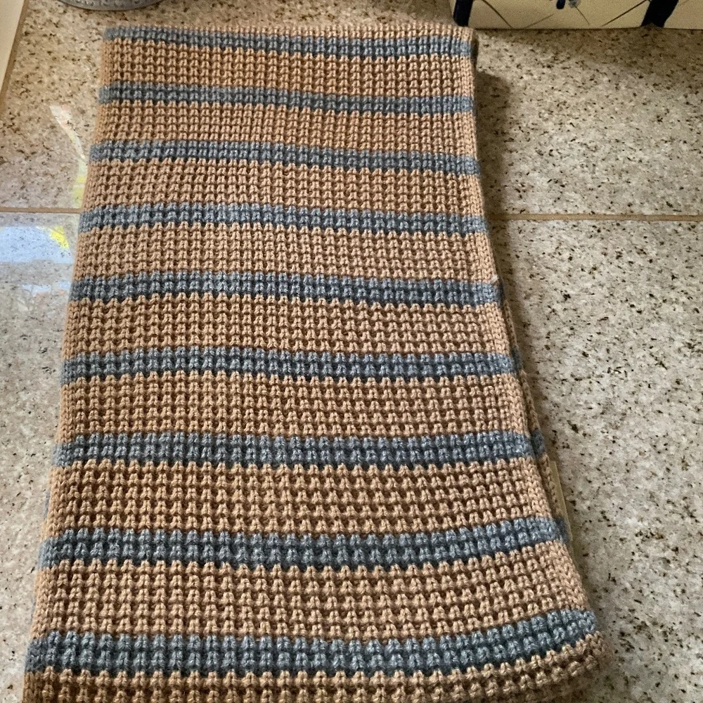MICHAEL KORS Thermal Stripe Muffler Scarf